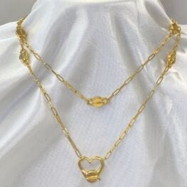 cipullo necklace featuring an asymmetrical heart-shaped