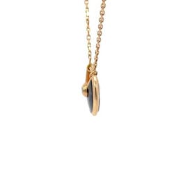 18 Karat Rose Gold Cartier Amulette De Cartier Necklace Side View