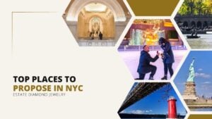 Proposal locations in NYC man proposing on rink statue of liberty met museum